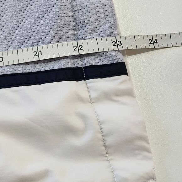 Nike Windbreaker Jacket Lightweight Zip Up White Pale Purple Women's Small - Picture 12 of 12